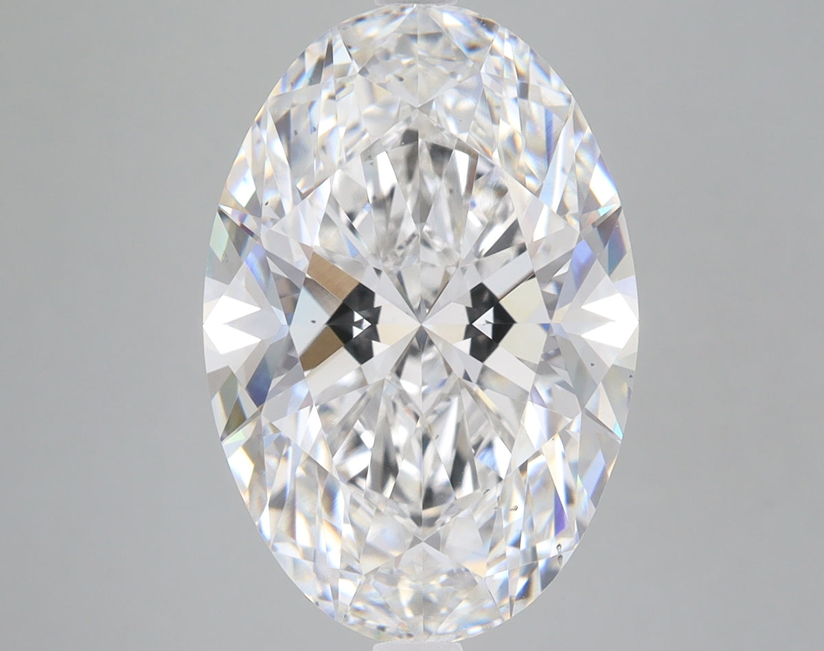 7.06ct Oval lab-grown diamond, F VS2