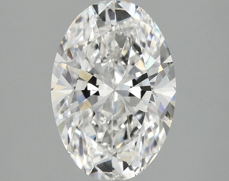 IGI certificate for 2.51ct Oval lab-grown diamond, D VVS2