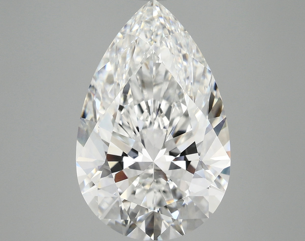 6.08ct Pear lab-grown diamond, E VS1
