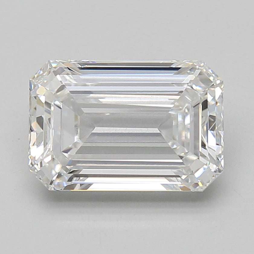 4.05ct Emerald lab-grown diamond, D VVS2 – 360° view