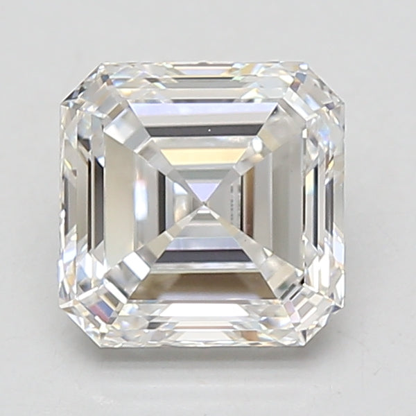 2ct Square Emerald lab-grown diamond, E VVS2 – 360° view