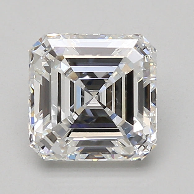 2.09ct Square Emerald lab-grown diamond, E VVS2 – 360° view