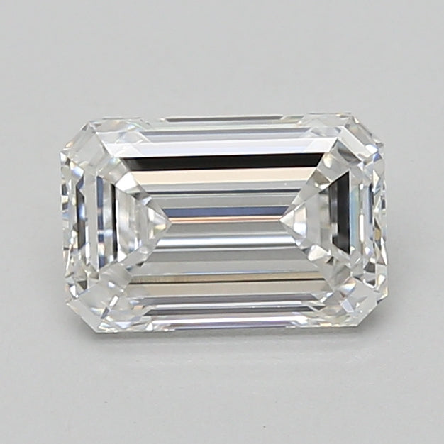 1.44ct Emerald lab-grown diamond, E VVS2 – 360° view