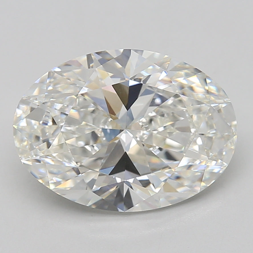 5.03ct Oval lab-grown diamond, D VVS1