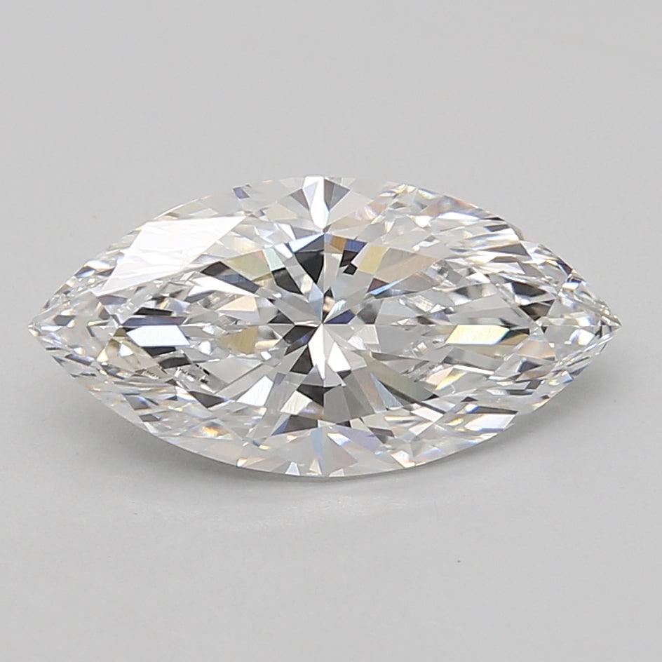 3.08ct Marquise lab-grown diamond, E VVS2