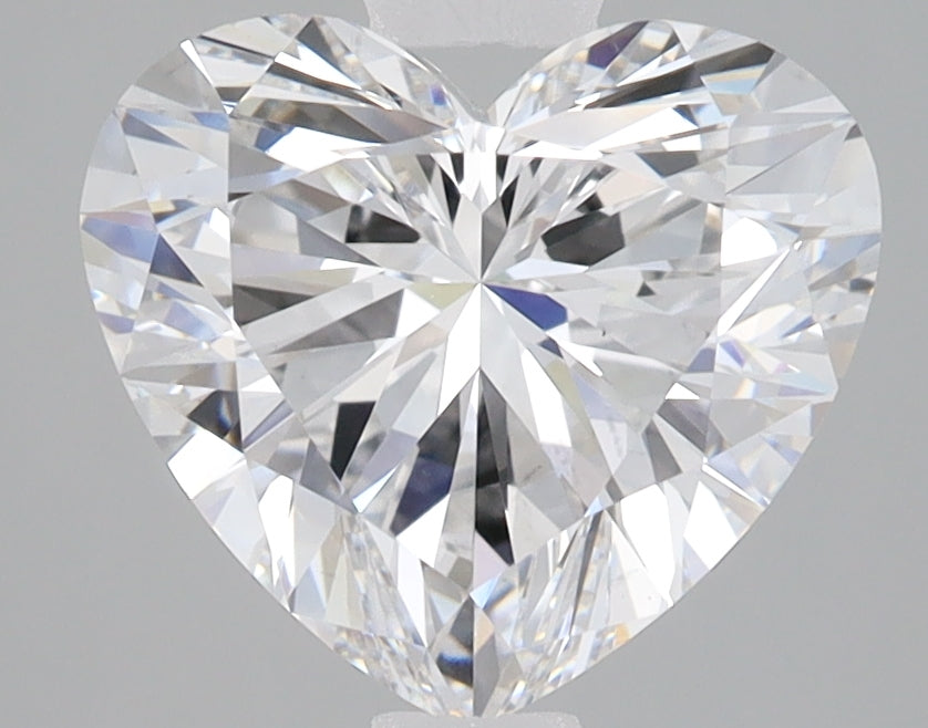 2.96ct Heart lab-grown diamond, E VS2