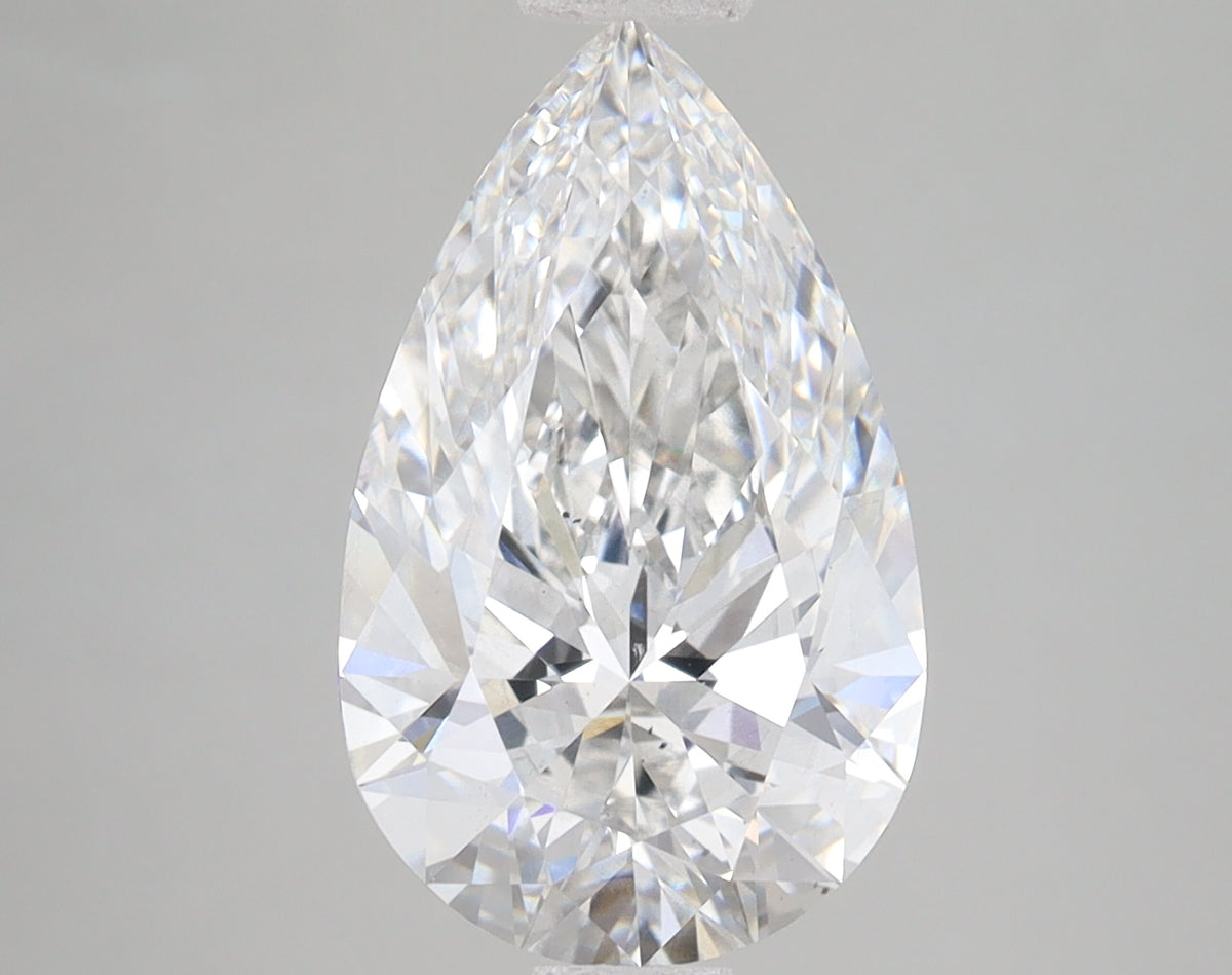 3.52ct Pear lab-grown diamond, F VS2 – 360° view