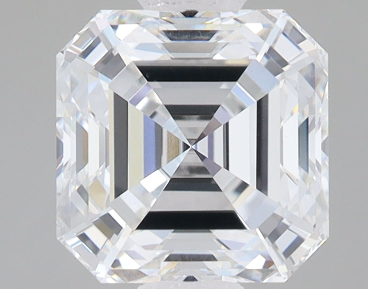 2.57ct Square Emerald lab-grown diamond, D VS1 – 360° view