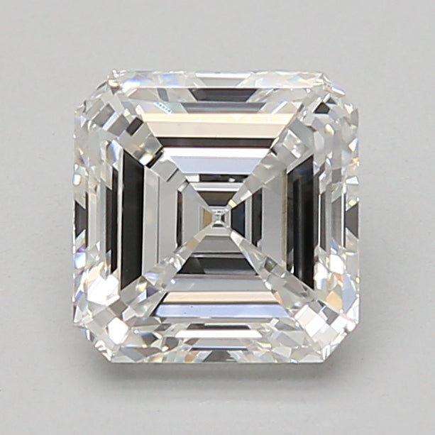 2.05ct Square Emerald lab-grown diamond, D VVS2 – 360° view