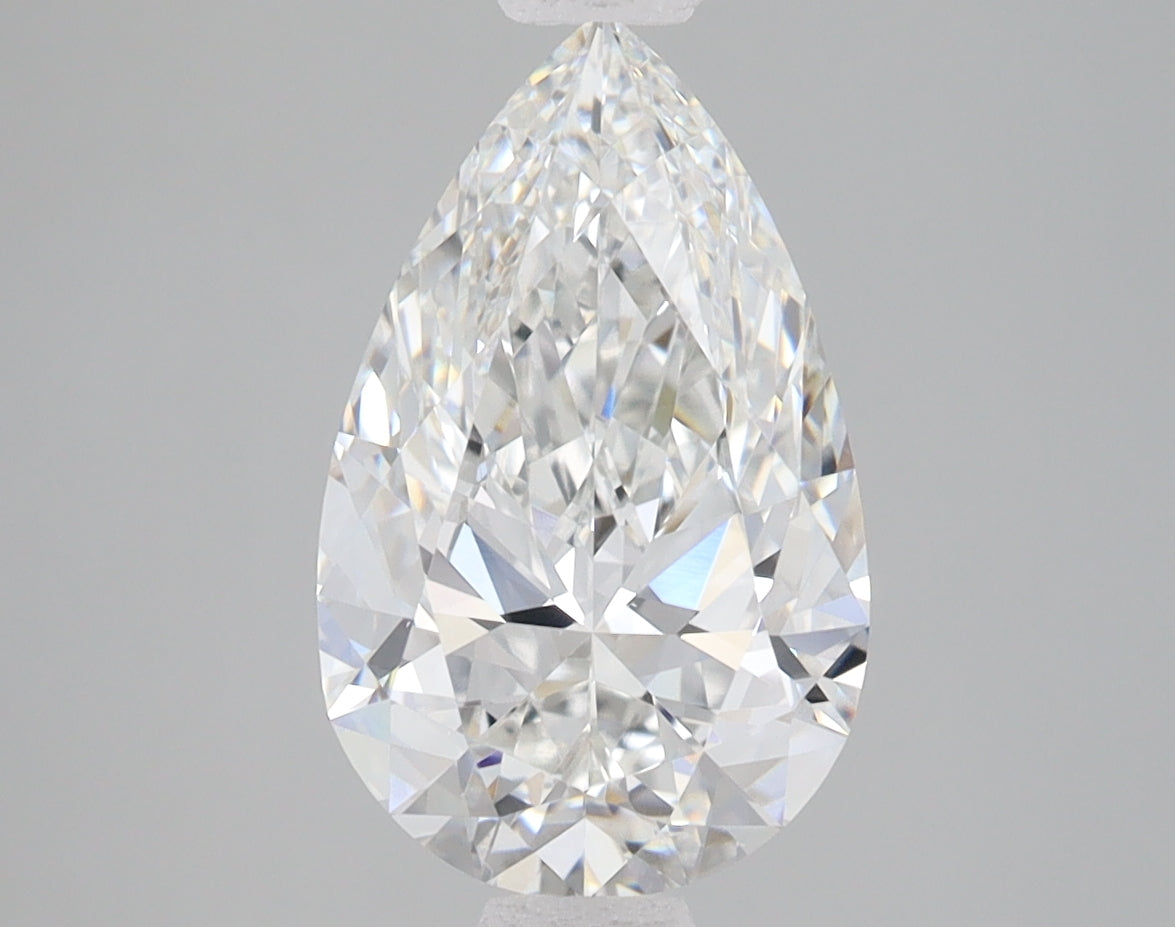 2.54ct Pear lab-grown diamond, F VS1 – 360° view