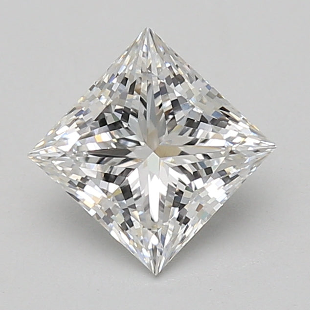 1.58ct Princess lab-grown diamond, E VVS2