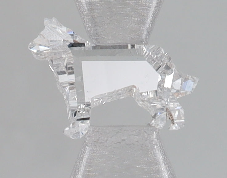 0.49ct Dog lab-grown diamond, F VS1 – 360° view