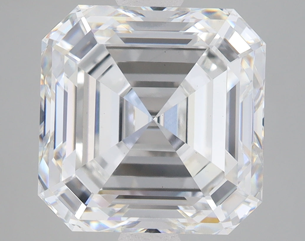 7.04ct Square Emerald lab-grown diamond, E VS1
