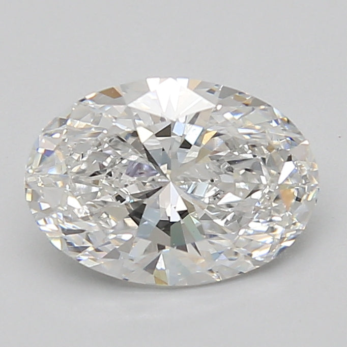 2.05ct Oval lab-grown diamond, E VVS2