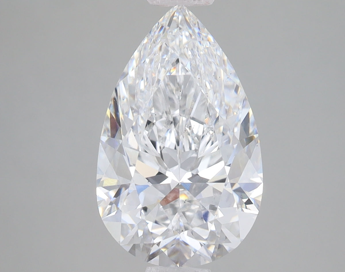 3.08ct Pear lab-grown diamond, D VS1