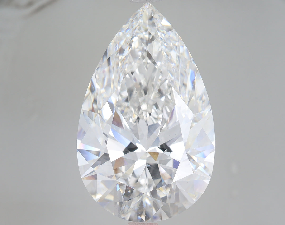 14.26ct Pear lab-grown diamond, E VVS2