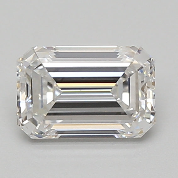 1.26ct Emerald lab-grown diamond, D VS1 – 360° view