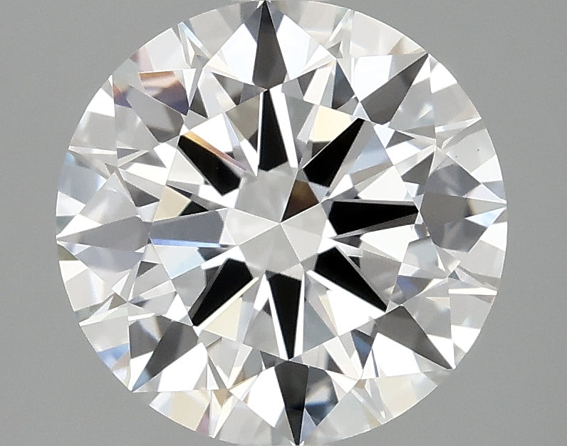 3.08ct Round lab-grown diamond, D VVS2