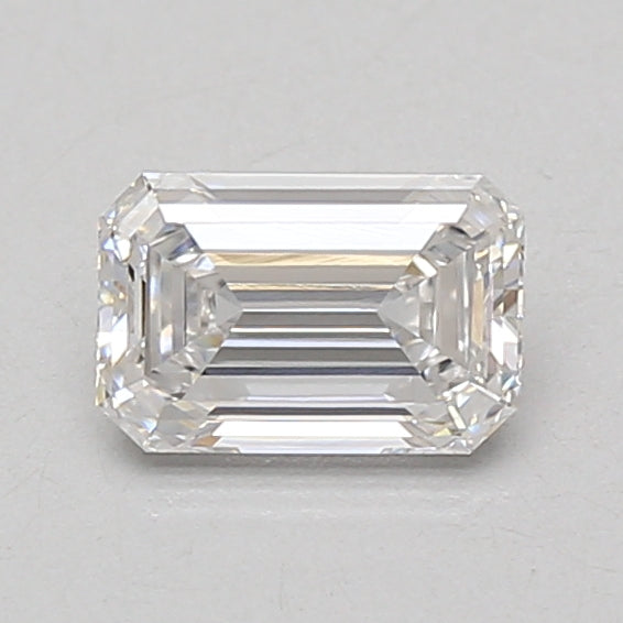 0.85ct Emerald lab-grown diamond, D VVS2 – 360° view
