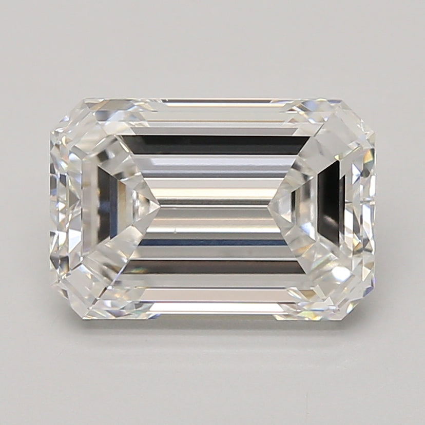 4.05ct Emerald lab-grown diamond, D VVS2 – 360° view