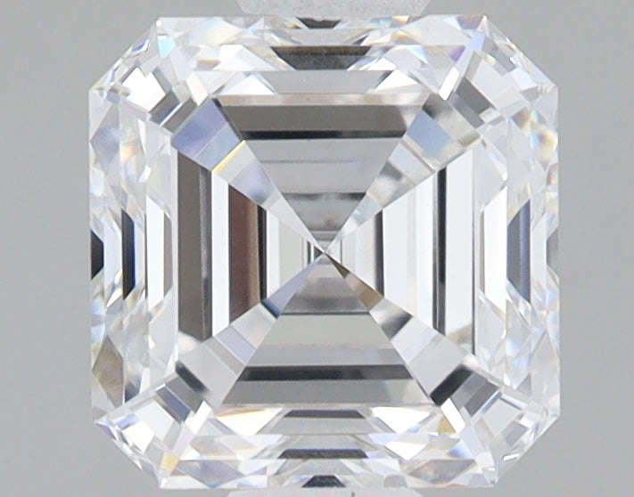 2.09ct Square Emerald lab-grown diamond, E VVS2 – 360° view