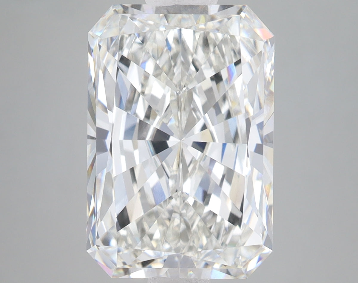 5.76ct Radiant lab-grown diamond, F VVS2 – 360° view