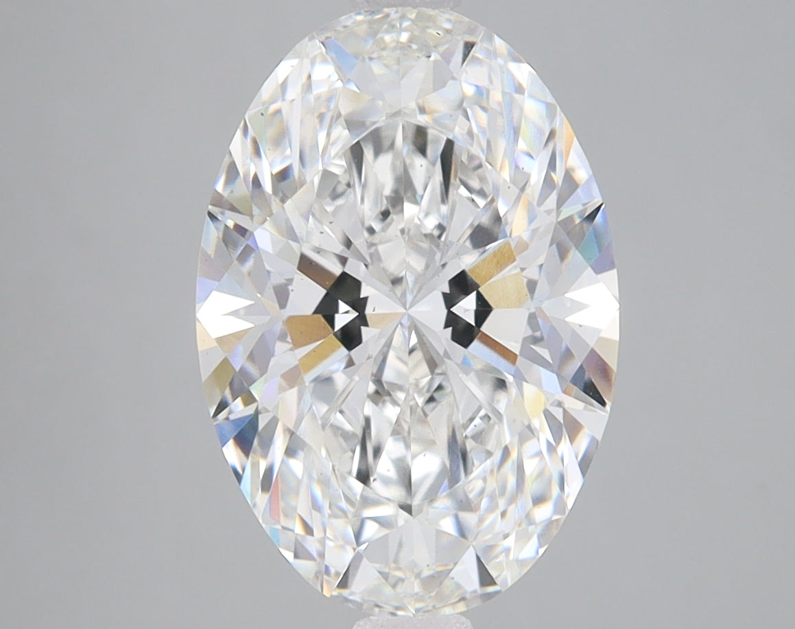 3.53ct Oval lab-grown diamond, F VS2 – 360° view