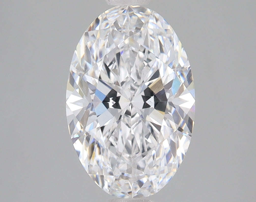 2.03ct Oval lab-grown diamond, D VS2