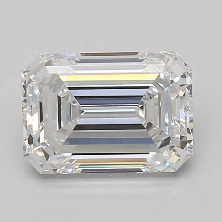 3.01ct Emerald lab-grown diamond, E VVS2 – 360° view