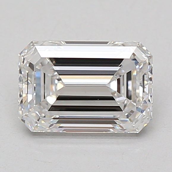 1.44ct Emerald lab-grown diamond, D VVS2