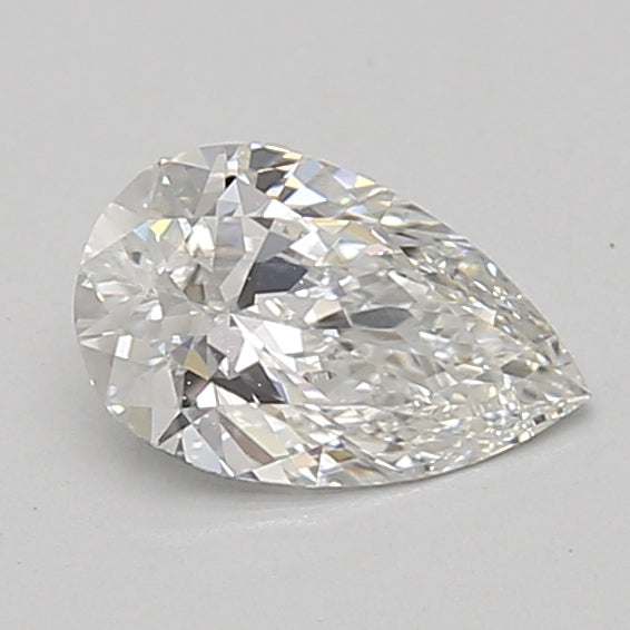 0.77ct Pear lab-grown diamond, F VS2