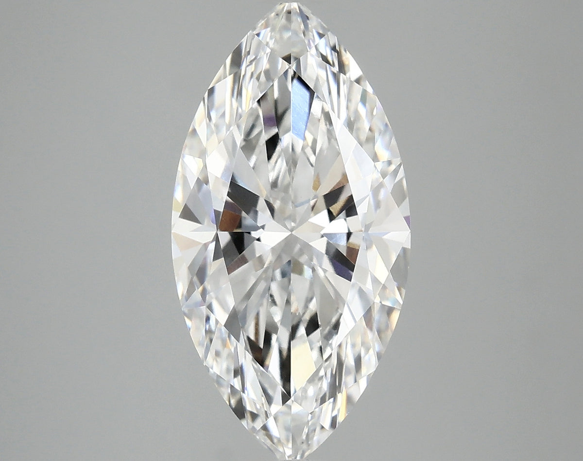 4.02ct Marquise lab-grown diamond, D VVS1 – 360° view