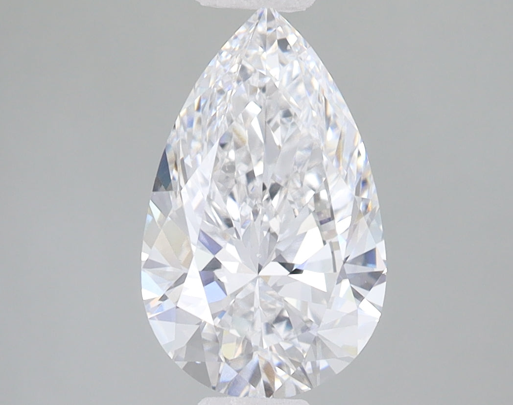 2ct Pear lab-grown diamond, D VS1