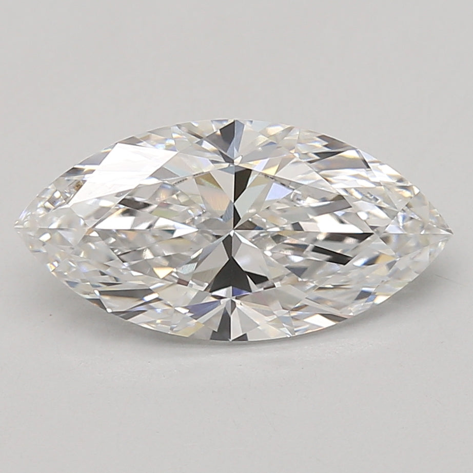 3.05ct Marquise lab-grown diamond, D VVS2 – 360° view
