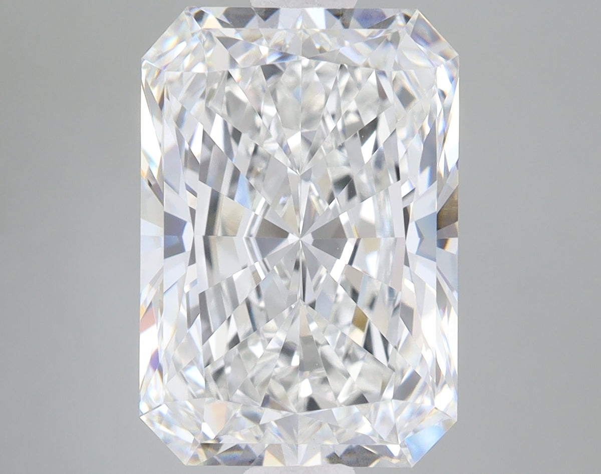 7.59ct Radiant lab-grown diamond, E VVS2