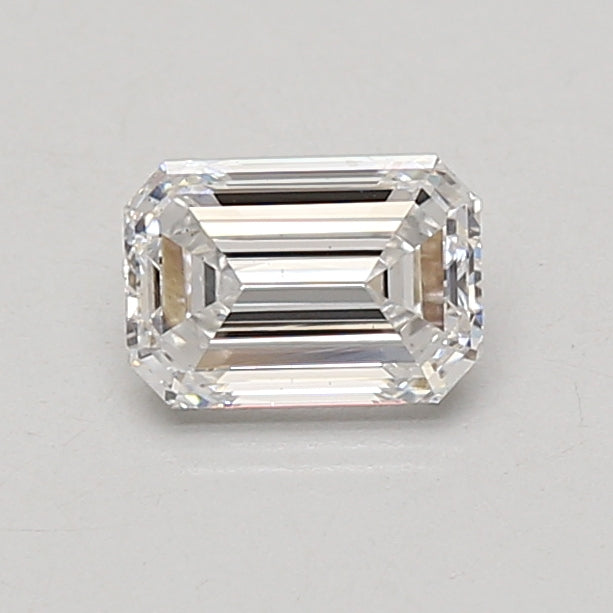 0.74ct Emerald lab-grown diamond, D VS2 – 360° view