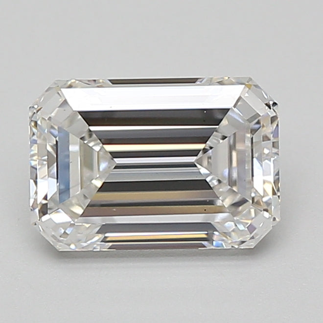 2.09ct Emerald lab-grown diamond, E VS1 – 360° view