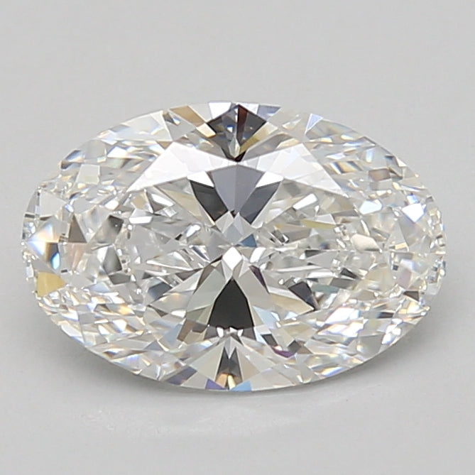 2.05ct Oval lab-grown diamond, E VVS2