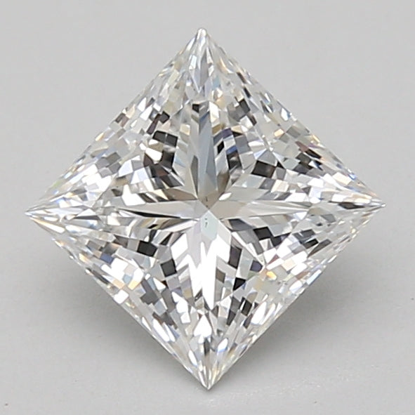 1.59ct Princess lab-grown diamond, D VS1 – 360° view