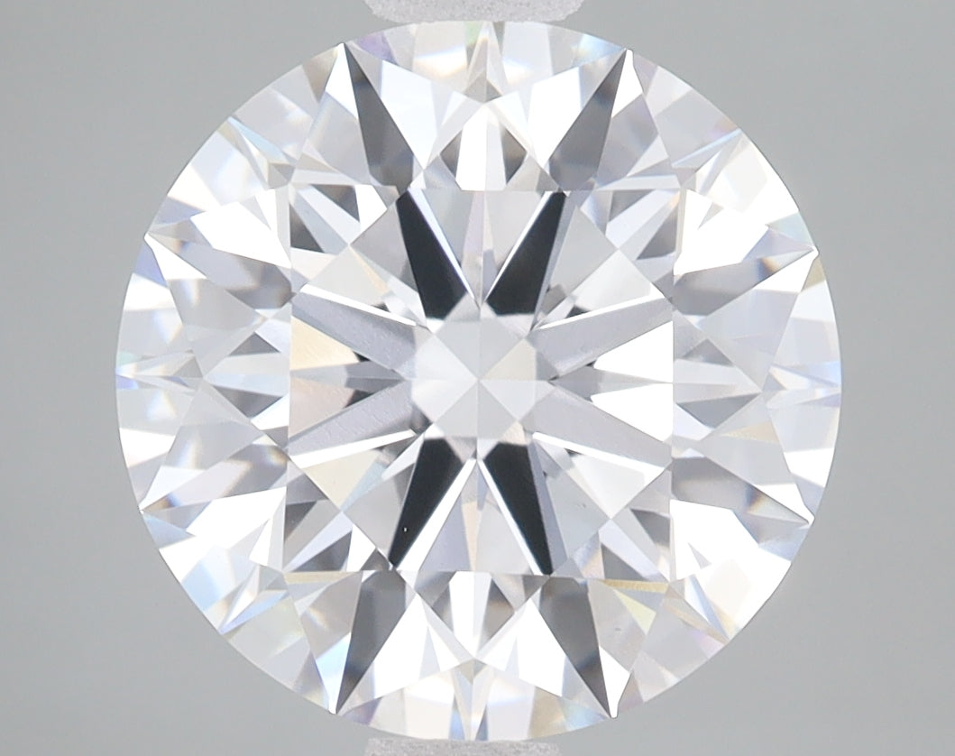 5.08ct Round lab-grown diamond, D VVS2 – 360° view