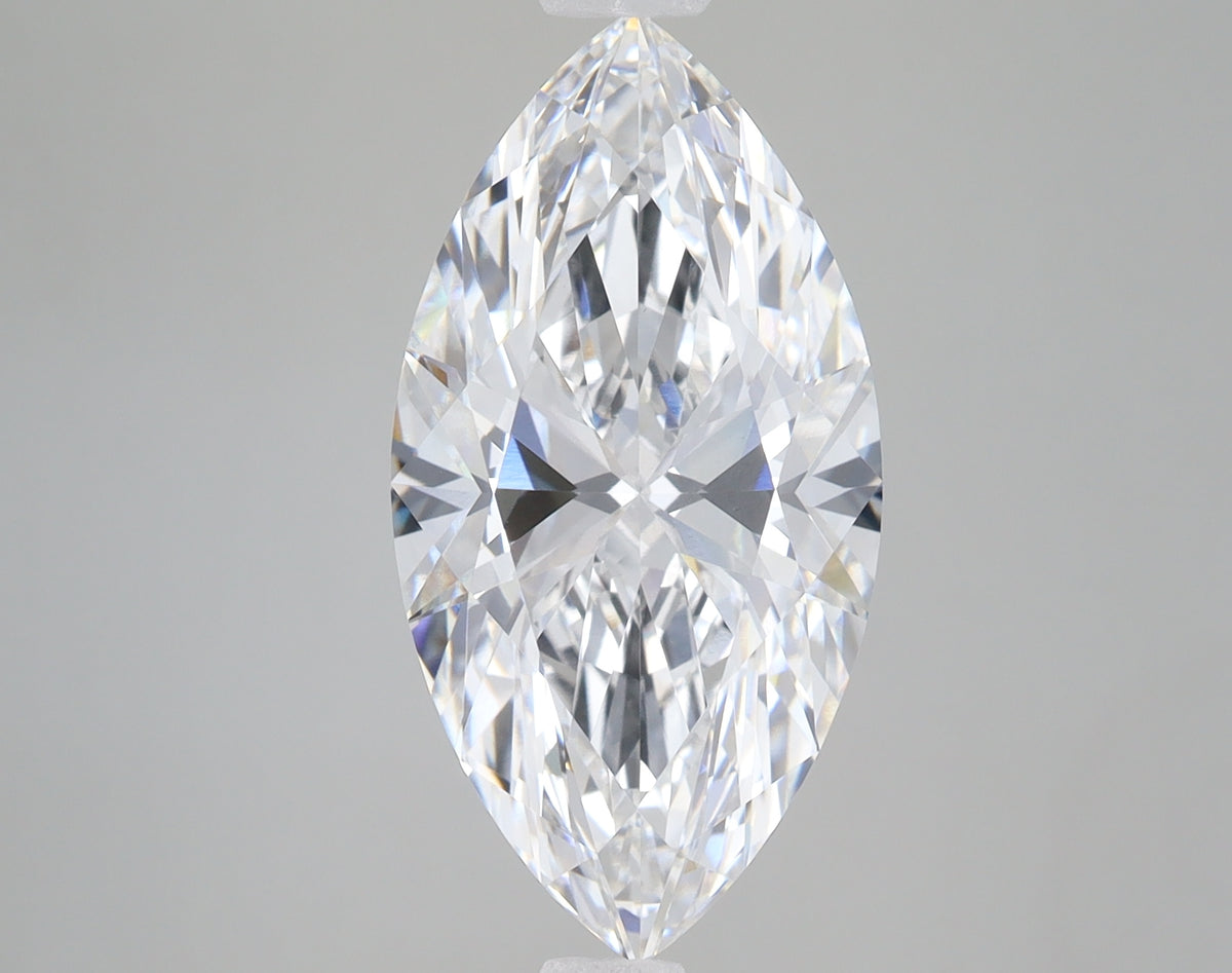5.08ct Marquise lab-grown diamond, E VVS2