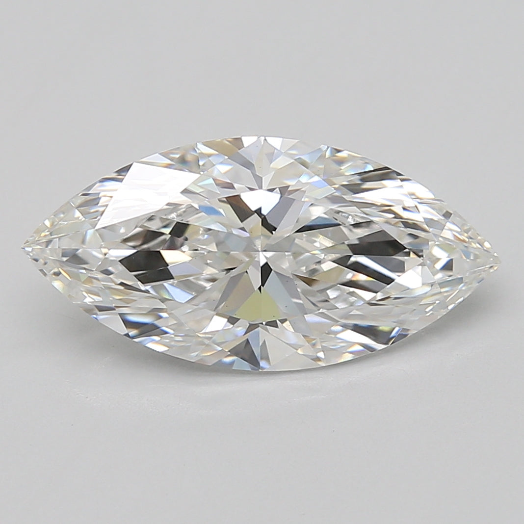 4.07ct Marquise lab-grown diamond, E VS1