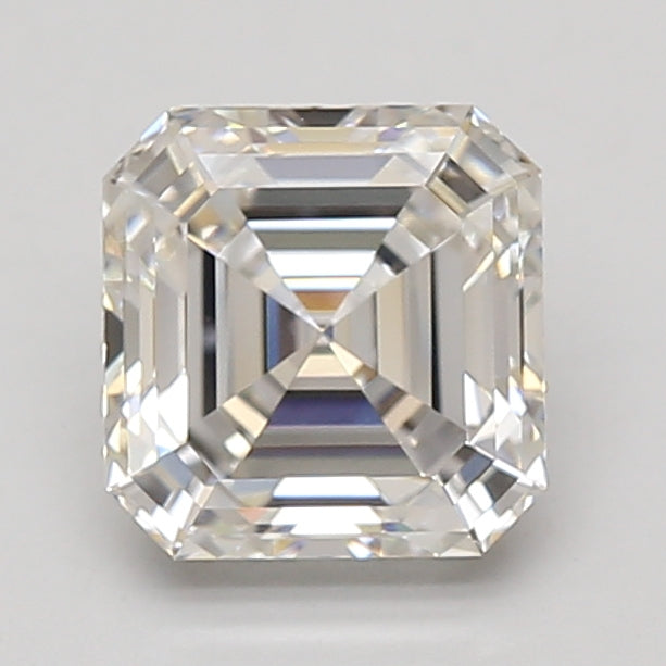 2.06ct Square Emerald lab-grown diamond, F VVS2