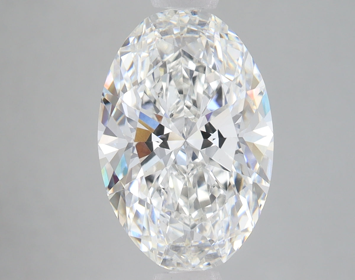 3.65ct Oval lab-grown diamond, F VS1