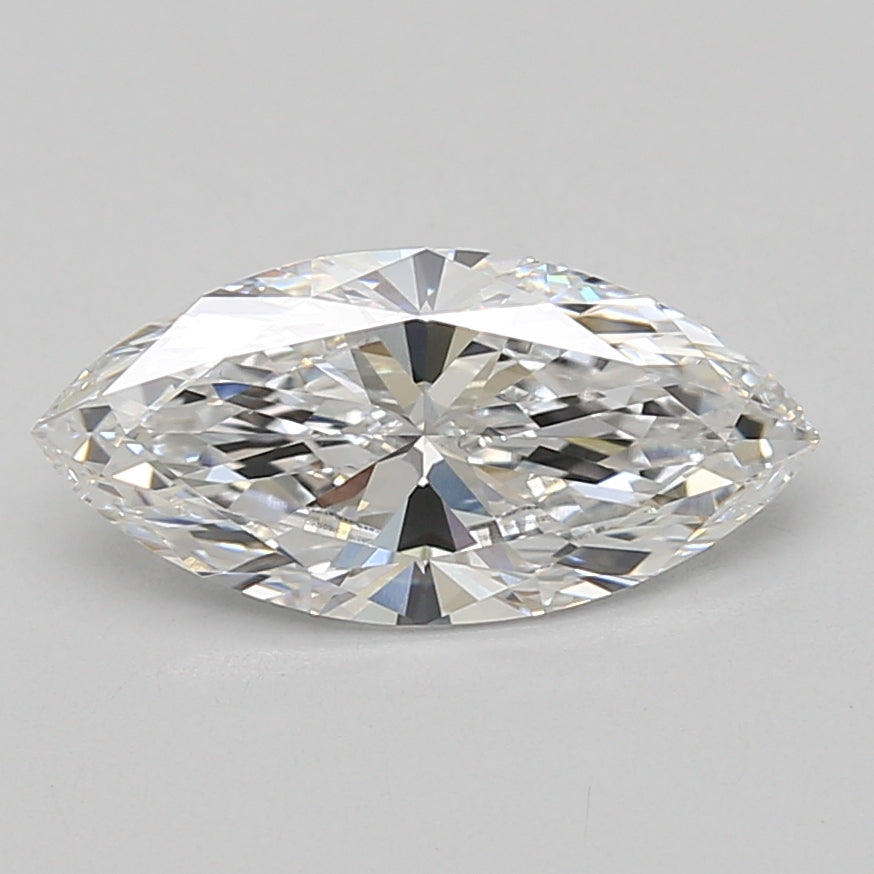 2.02ct Marquise lab-grown diamond, E VVS2 – 360° view