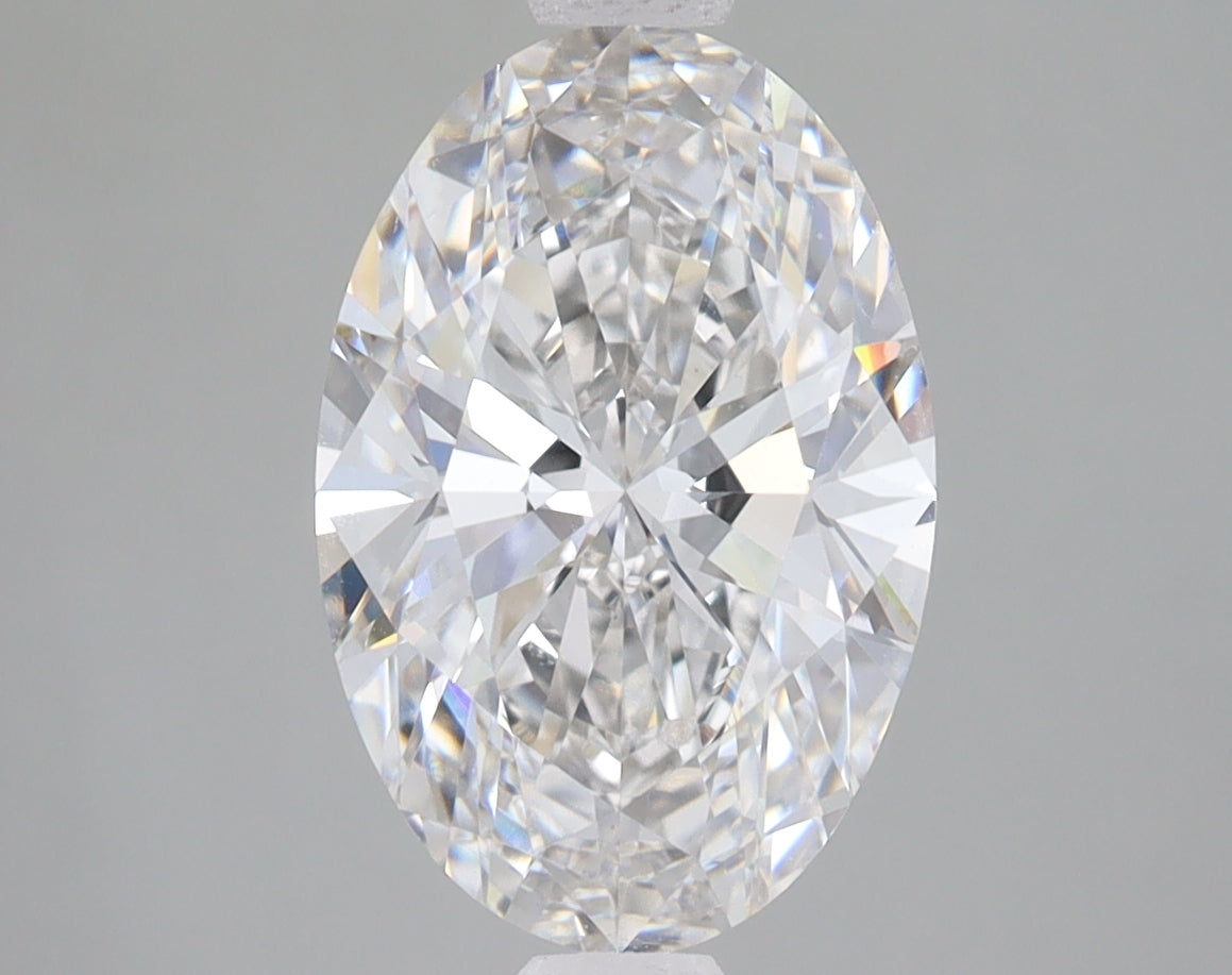 3.08ct Oval lab-grown diamond, E VVS2 – 360° view