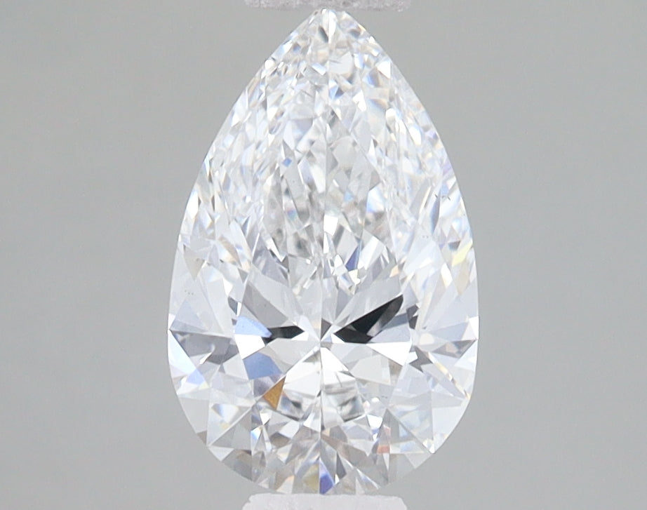 1.29ct Pear lab-grown diamond, D VS2