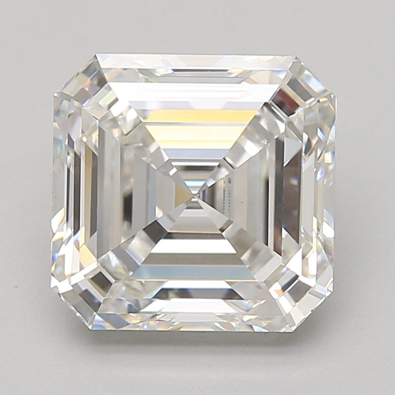 5.07ct Square Emerald lab-grown diamond, E VVS2 – 360° view