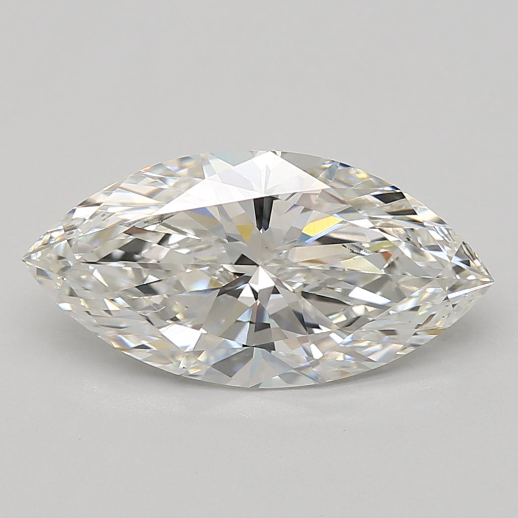 4.1ct Marquise lab-grown diamond, E VVS2 – 360° view