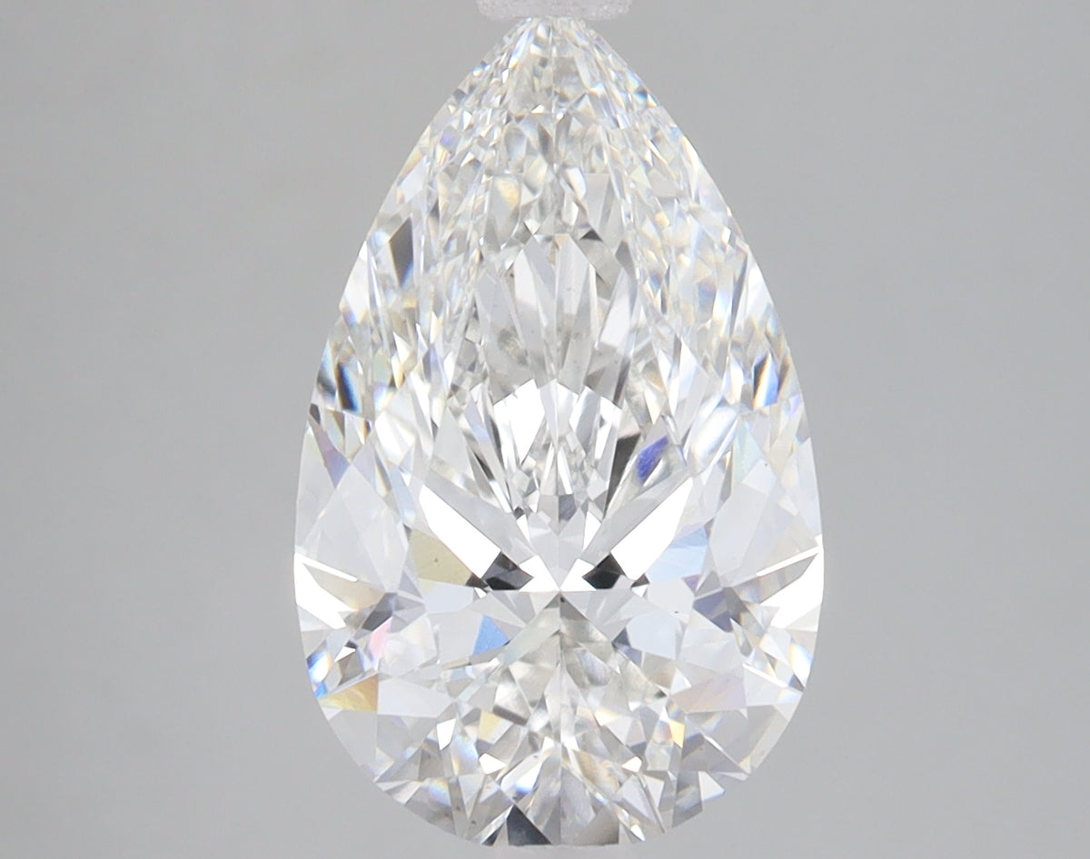 3.51ct Pear lab-grown diamond, F VS2